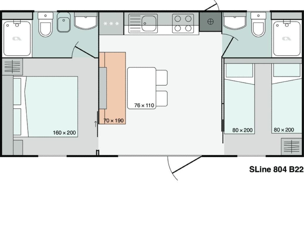 Mobile Homes Dololego - Drage Baška Voda Εξωτερικό φωτογραφία